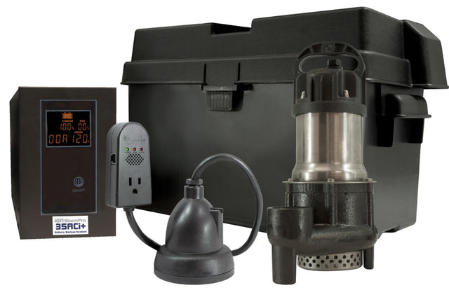 MET20375 (Ion Technologies) | Ion 35ACi+ (1/3 HP) - Sump Pump Battery Backup AC System