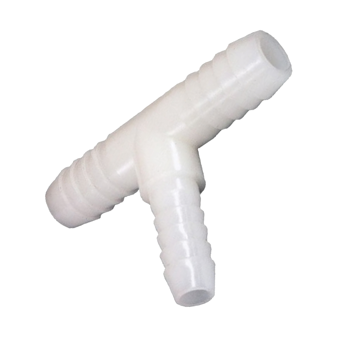T1438T (Hypro) Tee-1/4Mpt X 3/8Hb Nylon