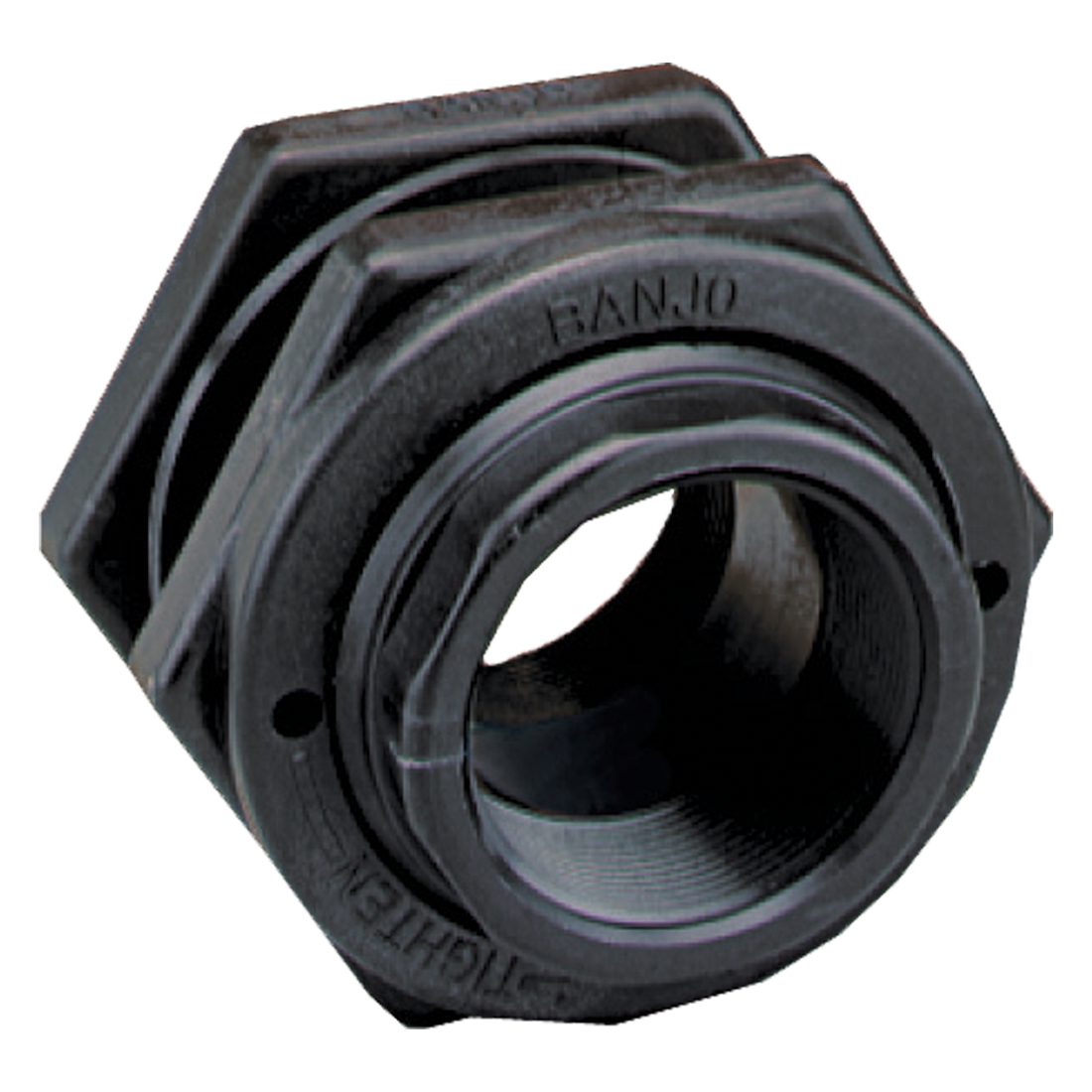 TF050 (Banjo) Fitting-Bulkhead 1/2 Poly Epdm