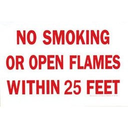 Dprint Part (V39B) 12 In. X 18 In. No Smoking Or Open