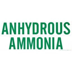 Dprint Part (17-V-5) 4 In. Nh3 Anhydrous Ammonia Vinyl