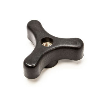 Earthquake (25622) - Knob M8 X 1.25 Three Arm Black