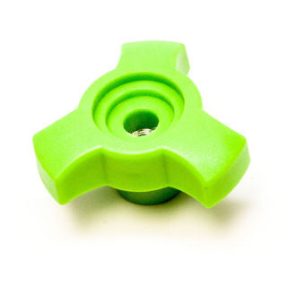 Earthquake (28354) - Knob Green Three Star M8 X 1.25 - 6H
