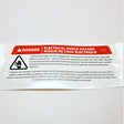 Yardbird (23724) - Decal Warning Electrical Shock En Fr