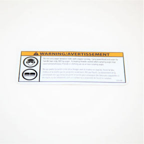 Earthquake (19139) - Decal Warn Lg Auger En Fr 100X45