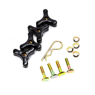 Earthquake (31566) - Parts Bag M8 Three Arm Knob ZN Hardware