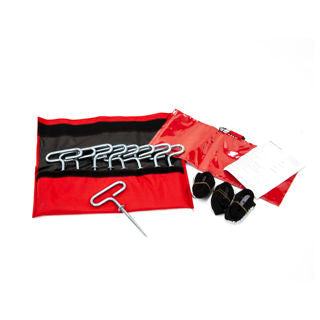 Eskimo (31485) - Assembly Ice Anchor Bag 9 Pk W/ 3-2.5 Cm Stps