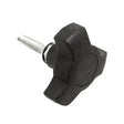 Earthquake (20057) - Knob M8 Black Three Star Bolt