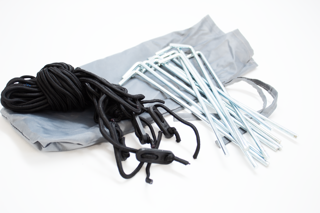 Eskimo (40230) - Assembly Ground Stakes 12 Ties 5 Stake Bag Gray