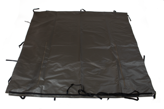 Landmark (39040) - Sewn Back Panel 6X6 Zipper Windows Brown