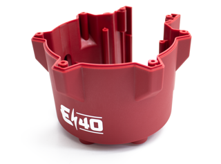 Eskimo (42662) - Housing Motor Lower Red With Nuts