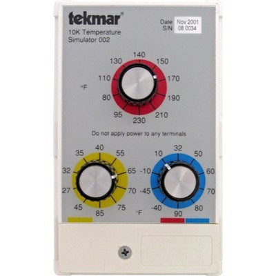 002 (Tekmar) | 10K Temperature Simulator