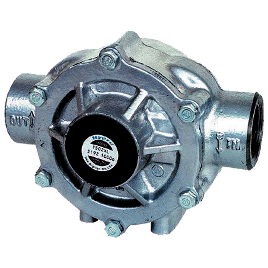 1502XL (Hypro) Pump-6 Roller 1-1/2Por 62Gpm 200Psi Slvr