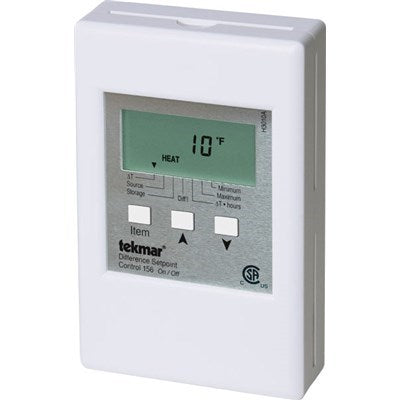 156 (Tekmar) | Difference Setpoint Control On / Off