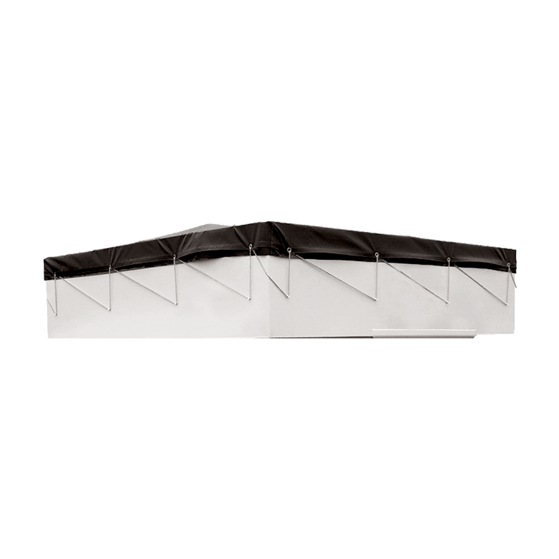 WR17472 (AGRI-COVER) Tarp-Fitted Black 72 X 85-1/2 S200
