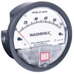 Dwyer Instruments Inc. Part (2020-Lt) Magnehelic Gauge 0-20 In.  Wc Low