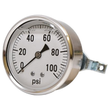 2441GXB400 | Gauge-1/4Mpt Brbckmt 2-1/2Liq 0-400Psi