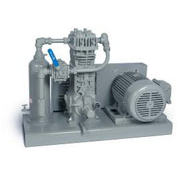 291AM3FBANSNN-107-3 (Corken) Complete gas compressor bulk plant unit, less motor