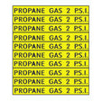 Dprint Part (Propane 2 Psi Custom)  In.  Propane 2 Psi  In.  Piping Decal