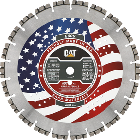 DA33611U (CAT Diamond) | 600 Pro - Hard Materials Turbo Segmented Diamond Blade