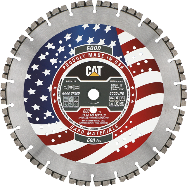 DA33611U (CAT Diamond) | 600 Pro - Hard Materials Turbo Segmented Diamond Blade