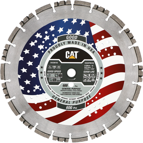 DA33615U (CAT Diamond) | 600 Pro - General Purpose Turbo Segmented Diamond Blade