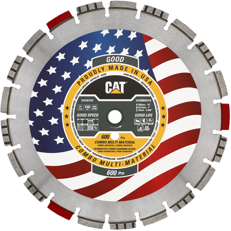 DA33619U (CAT Diamond) | 600 Pro - General Purpose Turbo Segmented Diamond Blade