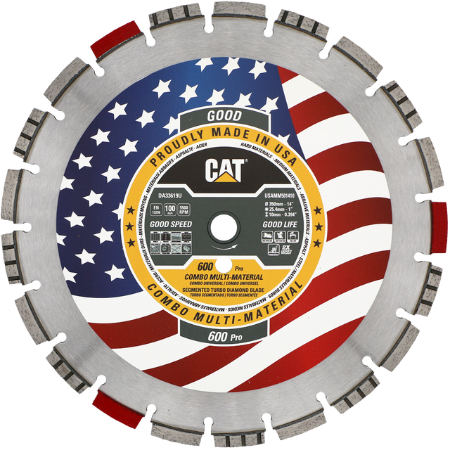 DA33619U (CAT Diamond) | 600 Pro - General Purpose Turbo Segmented Diamond Blade