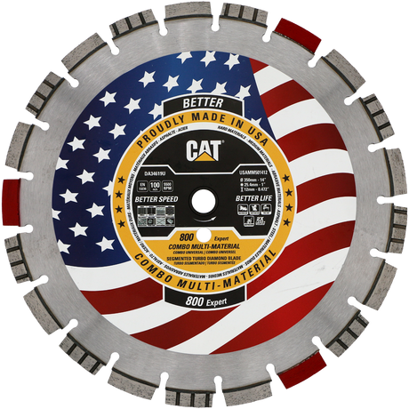 DA34615U (CAT Diamond) | 800 Expert - Hard Materials Turbo Segmented Diamond Blade