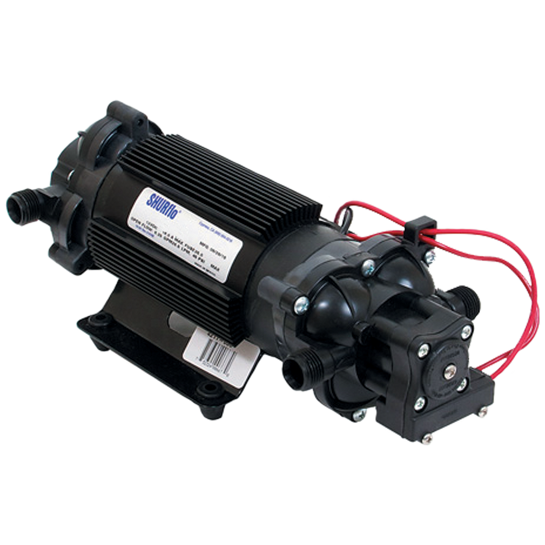 4111-035 (Hypro) Pump-Pwrtwin 12V 6.25 Gpm Sealed Sw Mfld