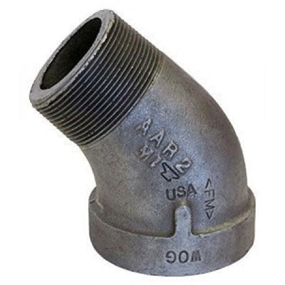 310514005 (Anvil) | GL Stre 1 A XH | 1" Extra Heavy Malleable Iron 45° Street Elbow