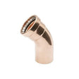 47260 (Parker) | Press FTG X P 45 Ell 2-1/2 | Press Water Fittings | Elbow - Street 45 | Fitting x Press | 2-1/2