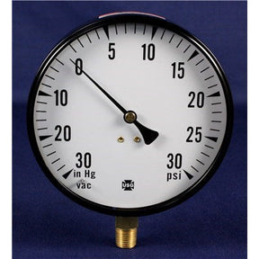 510218100 (Weil-Mclain) | Gauge Stm 4-1/2 USC500-5549 0-30 Hg/Ps | Pressure And Temperature Gauge