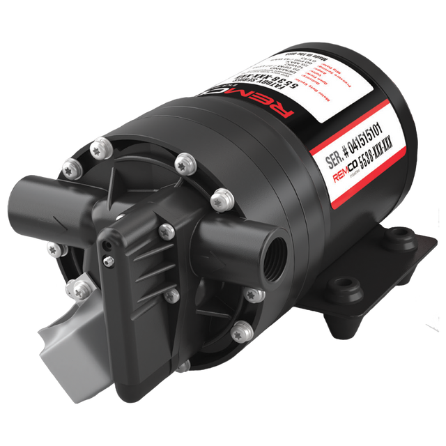 5538-2E1-94A (Remco) Pump-12V 7Gpm 60Psi Byps 1/2Fpt Pors Fkm