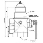 6902900114 (Cavagna) 3 Inch Internal Valve Tee Body