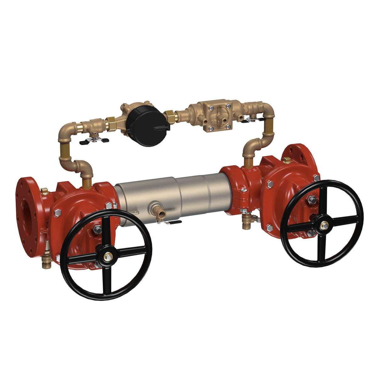 0191444 (Ames-Deringer) | 8 Inch | SS Double Check Detector Backflow P