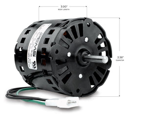 7163-9674G (PEMS) | OEM Replacement Motor | 0.08 HP | 1 Phase | OAO | 1350 RPM | 120 Volts