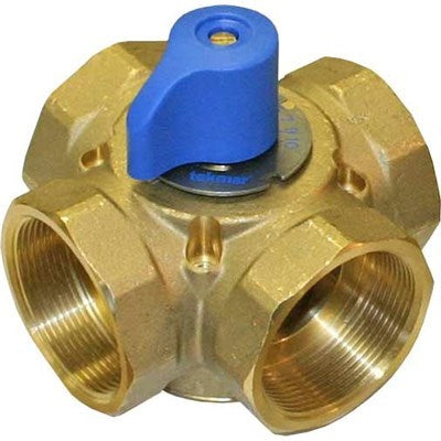 724 (Tekmar) | 4-WAY Mixing Valve 2 Brass