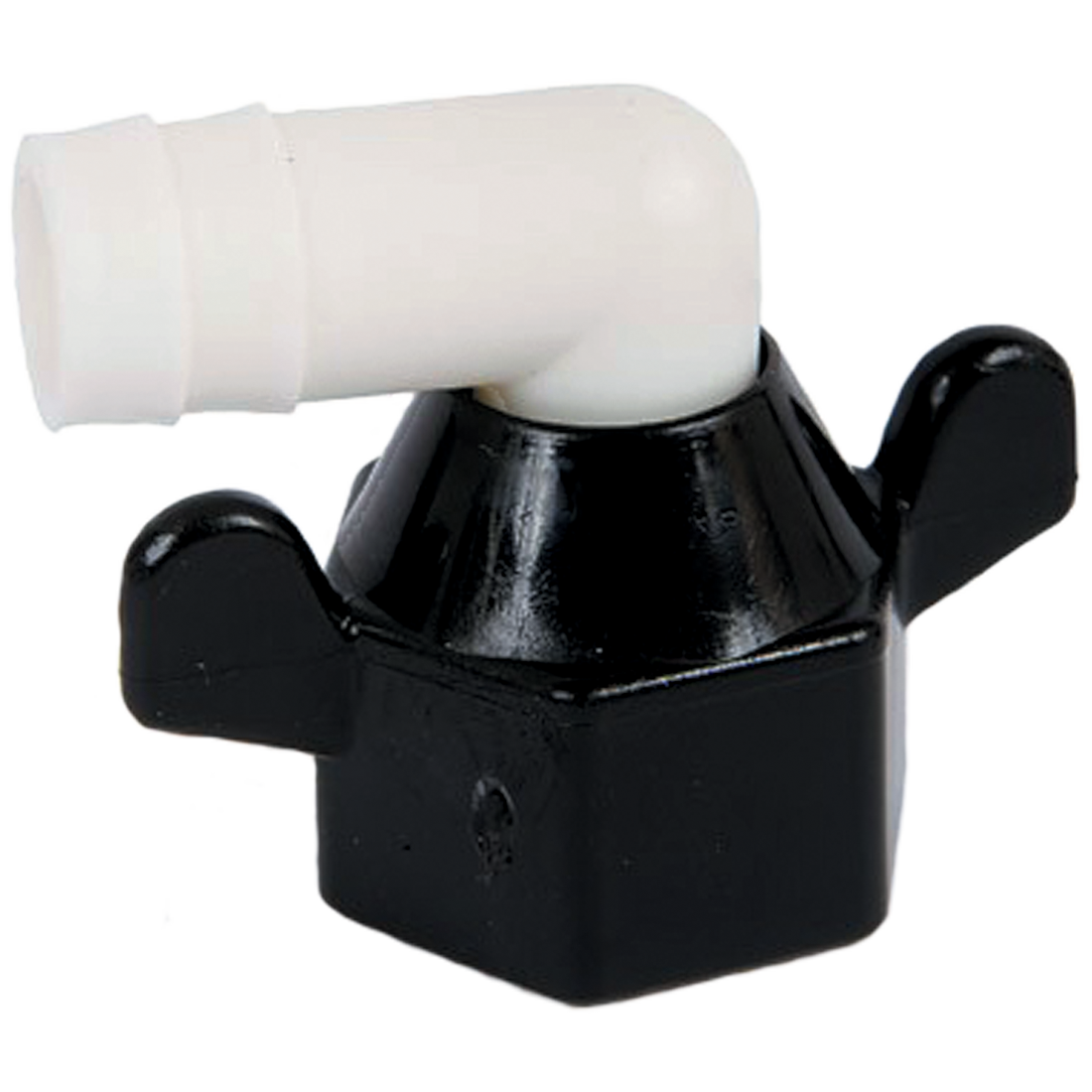 234-3936 (Hypro) Fitting-1/2Fptx5/8Brb Elb Wing Nut Svl