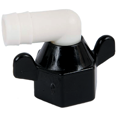 234-3946 (Hypro) Fitting-1/2Fptx3/4Brb Elb Wing Nut Svl
