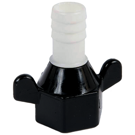234-2916 (Hypro) Fitting-1/2Fptx3/8Brb Strt Wing Nut Svl