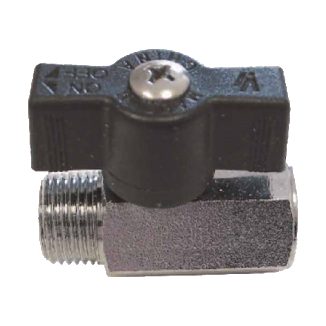 MVT38FM | Valve-Ball 3/8Fpt X 3/8Mpt Chr Bf Hdl