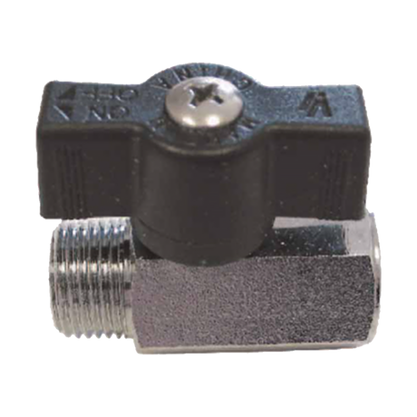 MVT38FM | Valve-Ball 3/8Fpt X 3/8Mpt Chr Bf Hdl