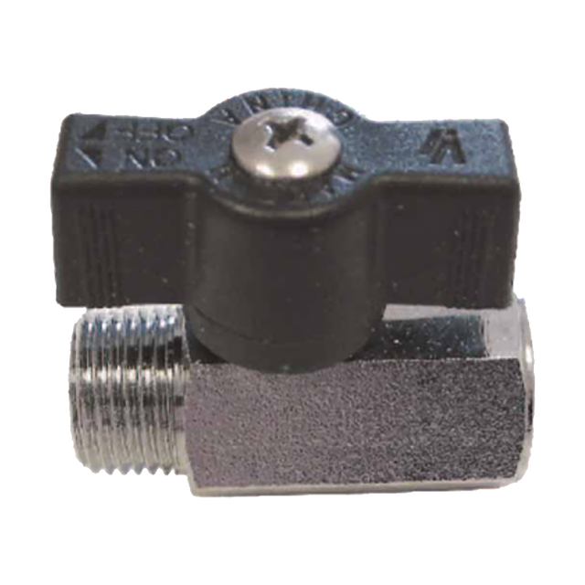 MVT38FM | Valve-Ball 3/8Fpt X 3/8Mpt Chr Bf Hdl
