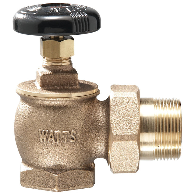 67451 (Watts) | 3/4 In Bronze Steam Radiator Angle Valve