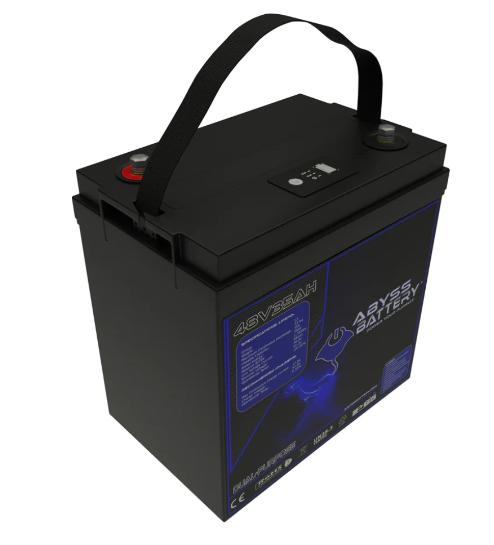 AB-48V35-BT  - ABYSS® 48V 35Ah GC2 Lithium Golf Cart Battery