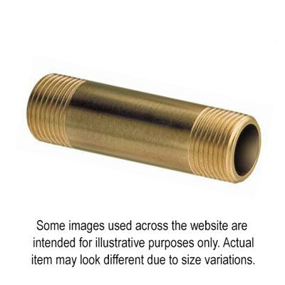 4530 (Holyoke) | Brass Nipple 3/4 X 3 Lead Free | Brass Pipe Nipples | Nipple | 3/4 | Brass