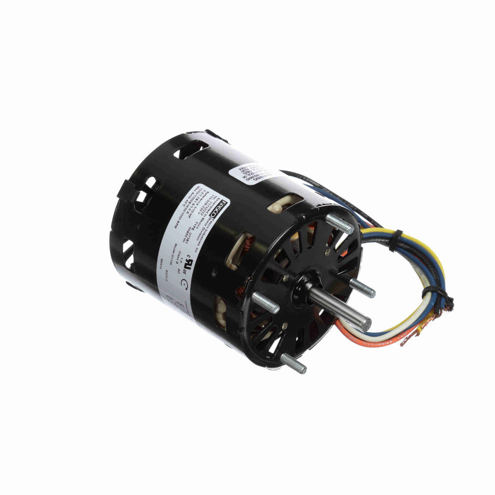 D1156 (Fasco) | OEM Replacement Motor | 0.07 HP | 1 Phase | Open Air Over | 1630 RPM | 115/208-230 Volts