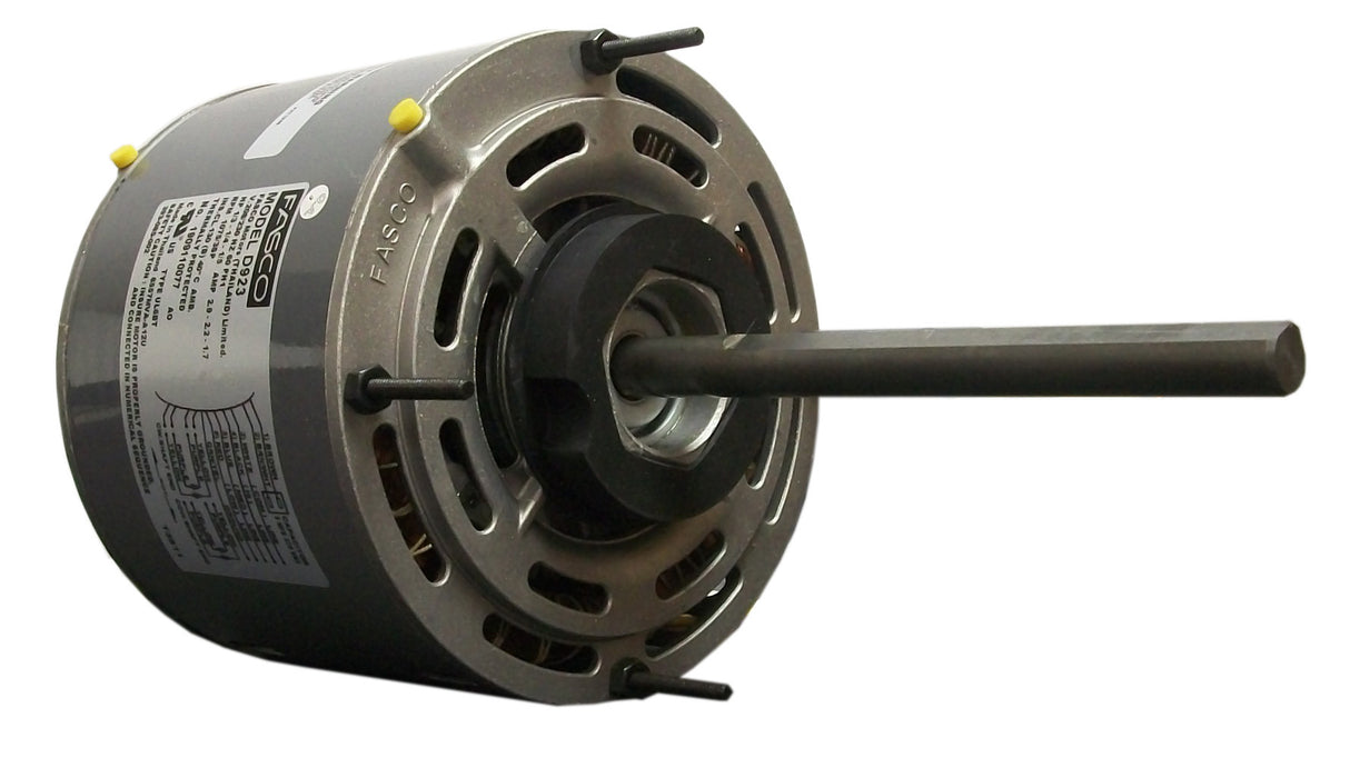 D725 (Fasco) | Direct Drive Motor | 0.25 HP | 1 Phase | ODP | 1075 RPM | 208-230 Volts