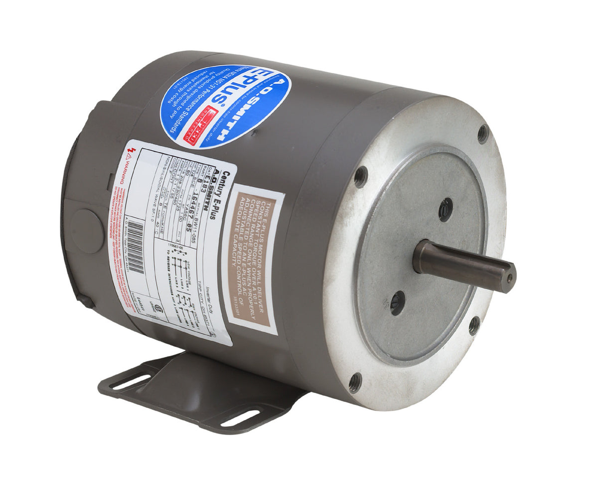 E180 (US Motors/Nidec) | Gear Reducer Module Motor | 0.5 HP | 3 Phase | TEAO | 1740 RPM | 208-230/460 Volts